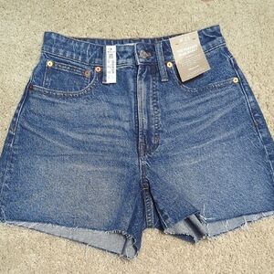 NWT Madewell Perfect Jean Short W25 Curvy